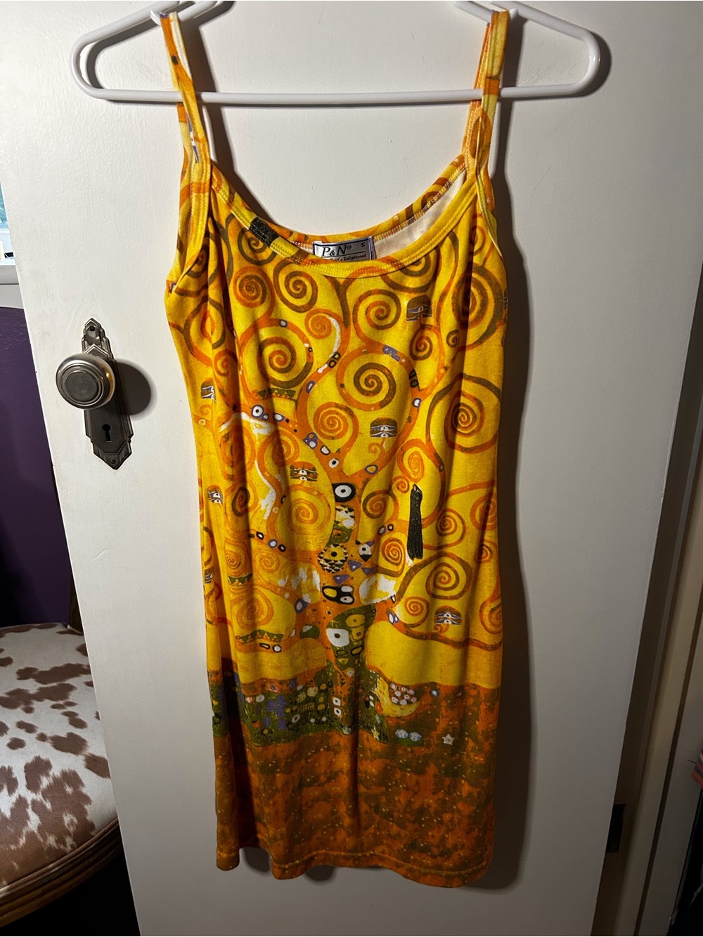 Klimt-inspired statement or Halloween tank dress